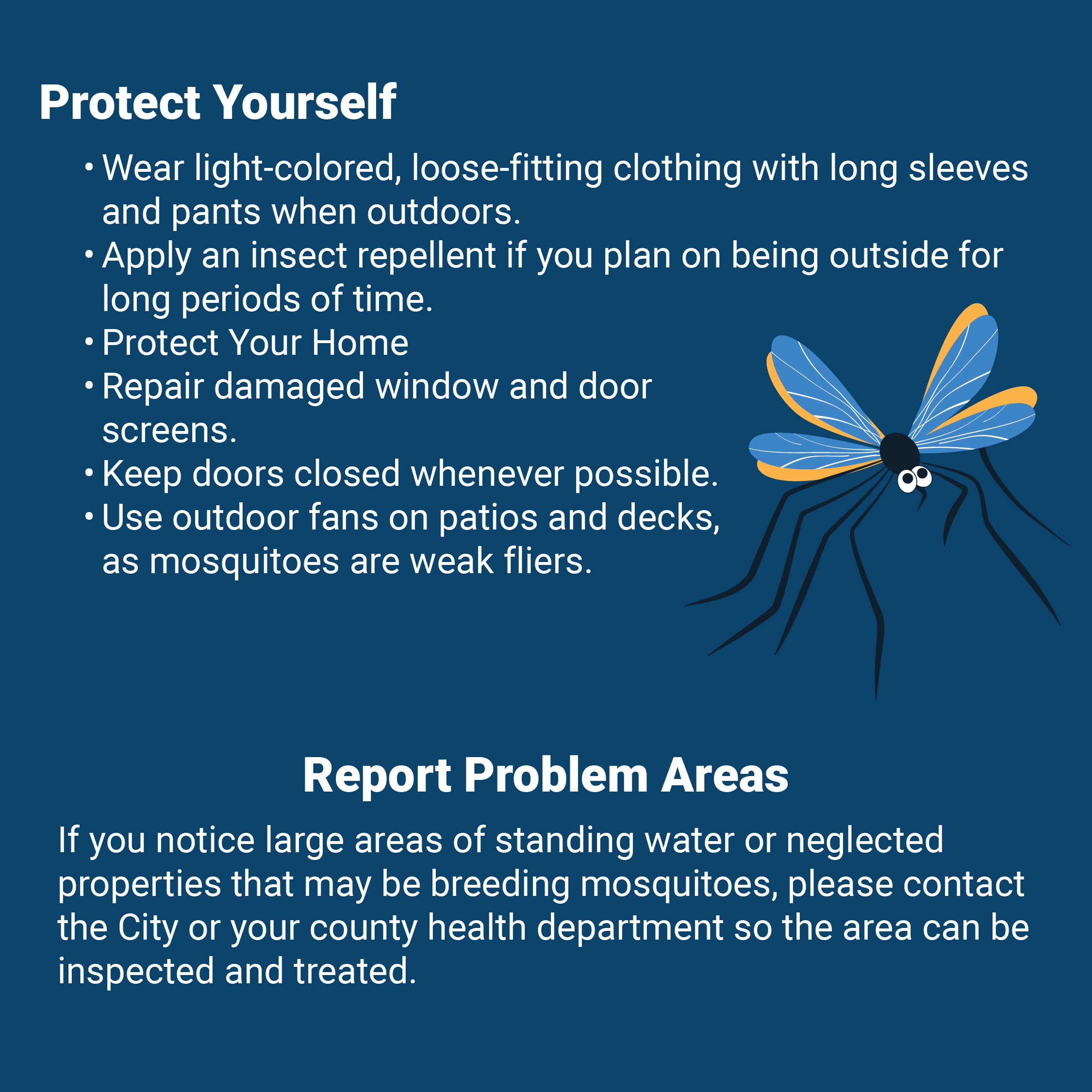 How to protect yourself from Mosquitoes.